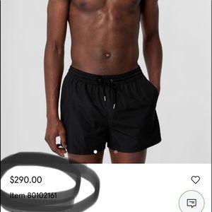 Men’s Burberry Black XL Swim Trunks